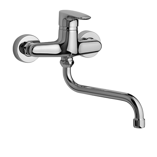 MISCELATORE  LAVELLO MURO SMART CROMO 